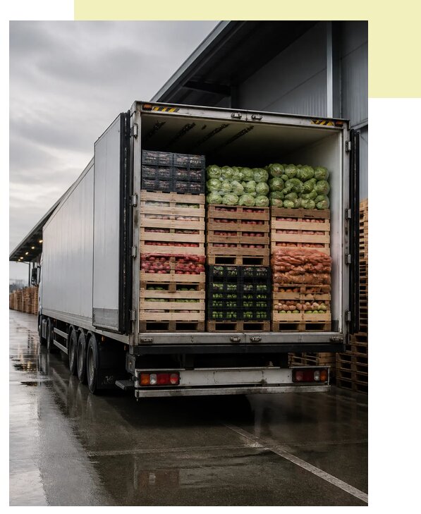 Перевозка плодоовощной продукции в Александрова по цене от 5356 р. | Агросервис-Лкн