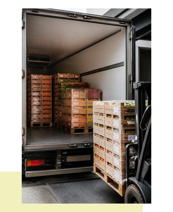 Перевозка сельхозпродукции на паллетах с доставкой в Александрова