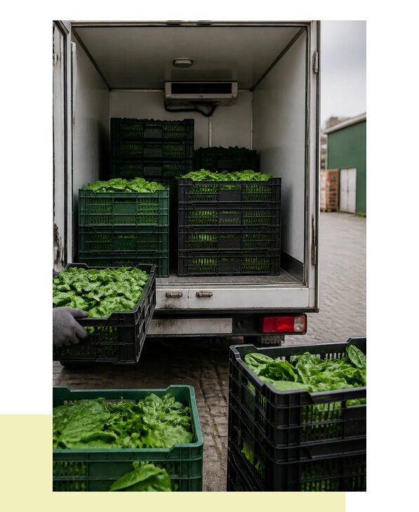 Перевозка шпината в Александрова с сохранением свежести продукции